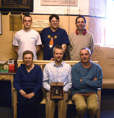 The winning Croome Trophy Team 2005. Point at the people to see their names.