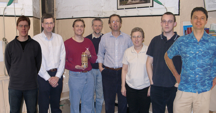 The winning Penn Trophy Team 2006. Point at the people to see their names.